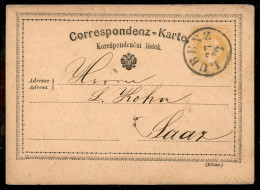 EUROPA - AUSTRIA - Lubenz 27/2 Su Cartolina Postale Da 2 Kreuzer - Autres & Non Classés