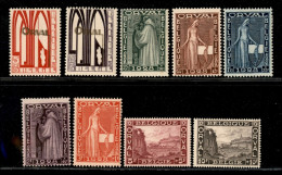 EUROPA - BELGIO - 1928 - ORVAL I (235/243) - Serie Completa - Gomma Originale (90) - Otros & Sin Clasificación