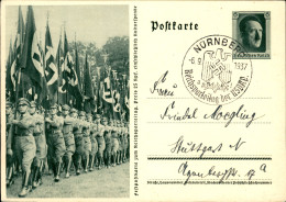 EUROPA - GERMANIA - Cartolina Postale Da 6 Pfennig - Nurnberg 6.9.1937 - Autres & Non Classés