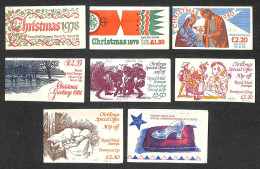 EUROPA - GRAN BRETAGNA - 1978/1985 - Christmas Booklets (FX 1/8) - 8 Libretti - Nuovi - Otros & Sin Clasificación