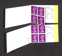 EUROPA - GRAN BRETAGNA - 1989/1990 - Folded Booklets 4 X 19p (GG 1/2) - 2 Libretti - Nuovi - Other & Unclassified