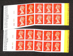 EUROPA - GRAN BRETAGNA - 1994 - Folded Booklets 10 X 1st Class Red (HD 14/15) - "Chance To Win E Kite" - 2 Libretti - "Y - Andere & Zonder Classificatie