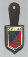 Insigne, Pucelle, C.R.S. 41, St Cyr Sur Loire-Tours, 37, Delsart - Sens, Frais Fr 2.95 E - Police & Gendarmerie