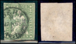 EUROPA - SVIZZERA - 1854 - 40 Rappen (17) Usato - Other & Unclassified