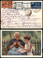 EUROPA - SVIZZERA - Cartolina Postale Da 25 Cent (Per La Vecchiaia) Con Complementare (179) Da Chiasso A Genova Del 1.8. - Autres & Non Classés