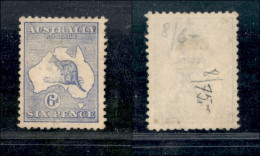 OLTREMARE - AUSTRALIA - 1913 - 6 Pence (8) - Senza Gomma - Autres & Non Classés