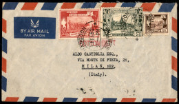 OLTREMARE - BURMA - Aerogramma Da Rangoon A Milano Del 4.2.52 - Other & Unclassified