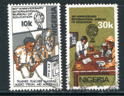 NIGERIA- Y&T N°370 Et 371- Oblitérés - Nigeria (1961-...)
