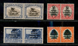 OLTREMARE - KENYA UGANDA TANGANIKA - 1941 - Soprastampati (72/79) - Serie Completa - 4 Coppie - Gomma Integra - Autres & Non Classés