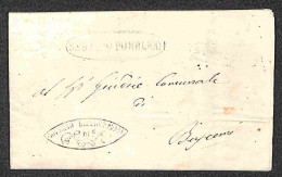 Documenti E Varie - Noto + Servizio Pubblico - Piego Del 21 Giugno 1860 Per Buscemi Contenete Locandina Sulla Libera Cir - Other & Unclassified
