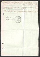 Prefilateliche - Trinacria - Cancelleria Del Municipio Di Trapani - Documento Del 1848 - Other & Unclassified