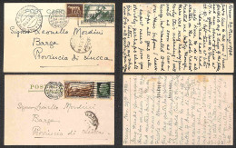 Lotti & Collezioni - REGNO - 1933/1934 - Tre Buste E Due Cartoline Affrancate Diversi Valori Della Serie Decennale (325/ - Andere & Zonder Classificatie