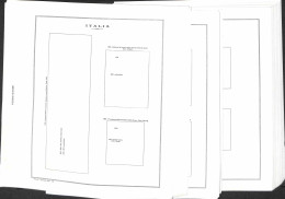 Lotti & Collezioni - MATERIALE FILATELICO - Pagine Marini 22 Fori - REPUBBLICA QUARTINE Dal 1983 Al 1989 Completi Con Ta - Andere & Zonder Classificatie