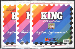 Lotti & Collezioni - MATERIALE FILATELICO - Pagine Marini 22 Fori - VATICANO 2000/2002 Completi Con Taschine - Perfette  - Sonstige & Ohne Zuordnung