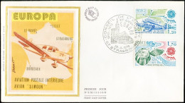 Europa CEPT 1979 France - Frankreich FDC2 Y&T N°2046 à 2047 - Michel N°2148 à 2149 - 1979