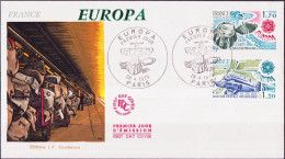 Europa CEPT 1979 France - Frankreich FDC3 Y&T N°2046 à 2047 - Michel N°2148 à 2149 - 1979