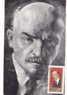 FAMOUS PEOPLE, LENIN, CM, MAXICARD, CARTES MAXIMUM, 1970, HUNGARY - Lenin