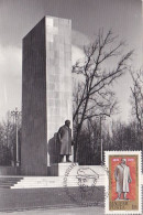 FAMOUS PEOPLE, LENIN, BUDAPEST MONUMENT, CM, MAXICARD, CARTES MAXIMUM, 1970, HUNGARY - Lénine