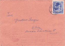 I.L. CARAGIALE- WRITER, STAMP ON COVER, 1960, ROMANIA - Covers & Documents