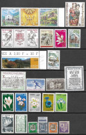 Andorre  Lot 25 Timbres Neufs** Et  29 Timbres Oblitérés + 1 Pli 1er Jour De 1964, Et 1 Aérogramme - Collections