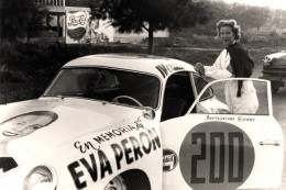 Porsche 356 Coupe  -  Carrera Panamericana 1953  -  Pilote: Jacqueline Evans   -  15x10cms PHOTO - Rallyes