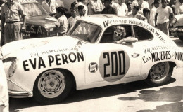 Porsche 356 Coupe  -  Carrera Panamericana 1953  -  Pilote: Jacqueline Evans   -  15x10cms PHOTO - Rallyes