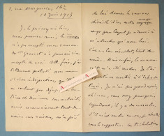 ● L.A.S 1913 Georges BEAUME écrivain Journaliste  (Pézenas 1861-Mirande 1940) Refus D'un Roman - Belle Lettre Autographe - Writers