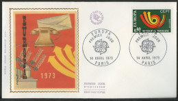 Europa CEPT 1973 France - Frankreich FDC Y&T N°1753 - Michel N°1827 - 90c EUROPA - 1973