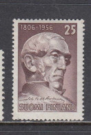 Finland 1956 - Johan Snellman, Mi-Nr. 455, MNH** - Unused Stamps