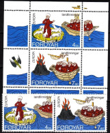 FAROE 1994 EUROPA: Discovery Of Iceland And Faroe. Joint Issue. Complete, MNH - 1994