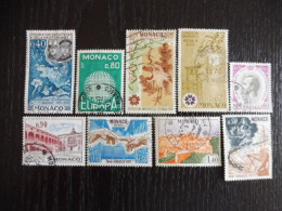 MONACO - Lot 09 Timbres Oblitérés - Used Stamps