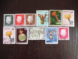 MONACO - Lot 10 Timbres Oblitérés - Used Stamps