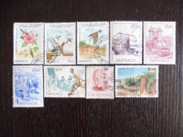 MONACO - Lot 09 Timbres Oblitérés - Gebraucht