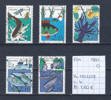 (TJ) Finland 1991 - YT 1103/07 (gest./obl./used) - Used Stamps