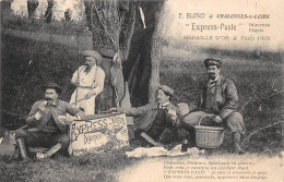 Chalonnes Sur Loire           49      Pique Nique  L'Express Paste  Médaille D'Or . Chasseur Pêcheur         (voir Scan) - Chalonnes Sur Loire