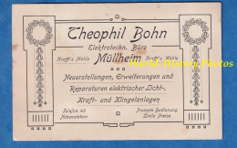 CPA Avec Photo Ancienne Collée Au Verso - MÜLLHEIM - Maison Theophil BOHN Elektrotchn. Büro - Krafft's Muhle - Müllheim