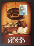 Carte Maximum Card Musée Postal Telephone Finlande Finland (ref 84572) - Cartes-maximum (CM)