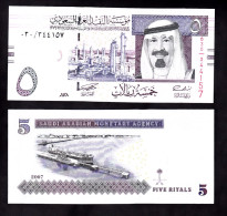 ARABIA SAUDITA 5 RYALS 2007  PIK 32 FDS - Saudi Arabia
