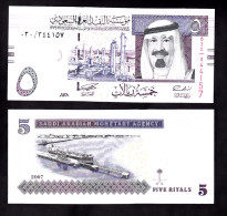 ARABIA SAUDITA 5 RYALS 2007  PIK 32 FDS - Saoedi-Arabië