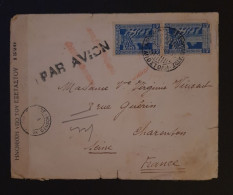 Grèce.  Timbre N° 517 Sur Lettre. Contrôle  Censure (état). - Covers & Documents