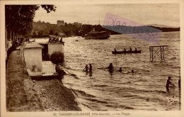 THONON -LES -BAINS    ( HAUTE-SAVOIE )     LA PLAGE - Thollon