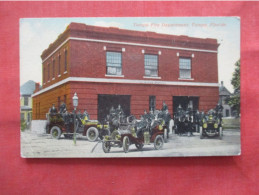 Tampa - Fire Department.     Paper Peel Back Side.   Florida > Tampa  Ref 6217 - Tampa