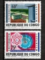 Action !! SALE !! 50 % OFF !! ⁕ Republique Du CONGO 1964 ⁕ Lovanium University / Leopoldville ⁕ 2v MNH - Ongebruikt
