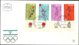 Israel 1964 FDC Olympics Sports Games Tokyo [ILT954] - FDC