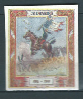 Rare : Belle Vignette DELANDRE - France - 3éme Régt De DRAGONS - 1914 -18 WWI WW1 Poster Stamp - Erinnophilie