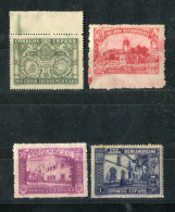 "SPANIEN" Correos Espana "Pro Iberoamericana", 4 Werte ** (C287) - Beneficiencia (Sellos De)