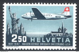 Svizzera 1947 Posta Aerea Unif.A41 **/MNH VF - Ongebruikt