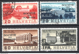 Svizzera 1938 Servizio Unif.S159/62 O/Used VF/F - Oficial