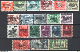 Svizzera 1948 Servizio Unif.S338/53 **/MNH VF - Oficial