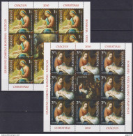 Vaticano 2010 - Romania Emissione Congiunta 2 Minifogli Da 8 /Joint Issue  **/MNH VF - Neufs